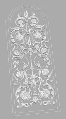 Cupboard (Furniture in Russian style wardrobe, SHK_0165) 3D models for cnc